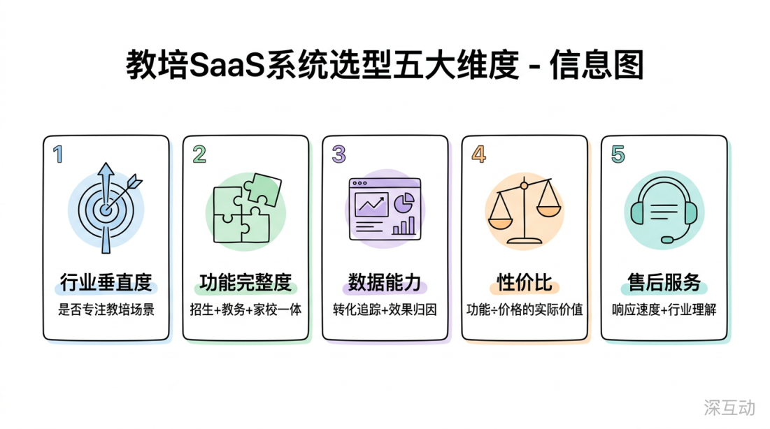 教培SaaS系统选型五大维度