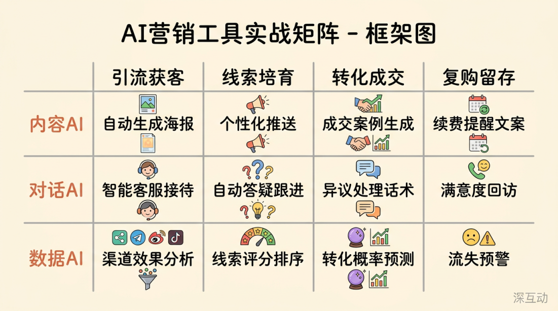 AI营销工具实战矩阵