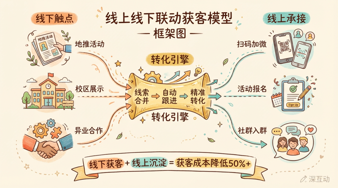 线上线下联动获客