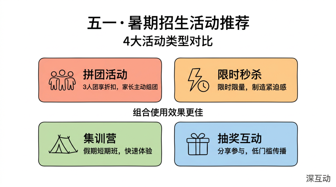 五一与暑期招生活动推荐