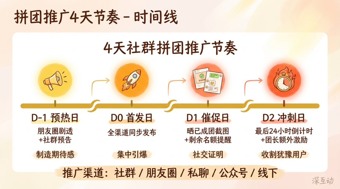 推广渠道与时间节奏