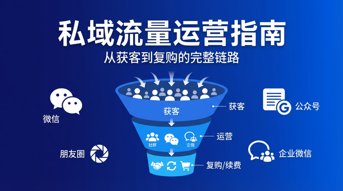 教培机构私域流量运营指南：从获客到复购的完整链路