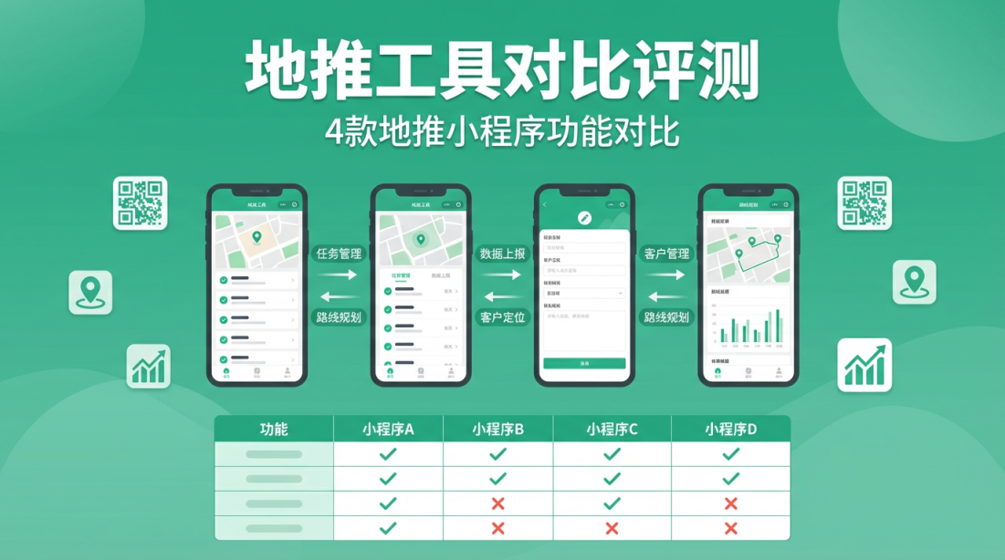 教培机构地推工具哪个好？4款地推小程序功能对比